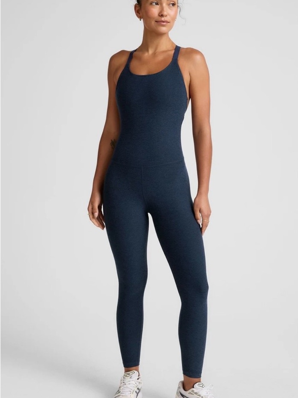 Beyond Yoga Spacedye™ Play The Angles Jumpsuit, Nocturnal Navy, Size Small